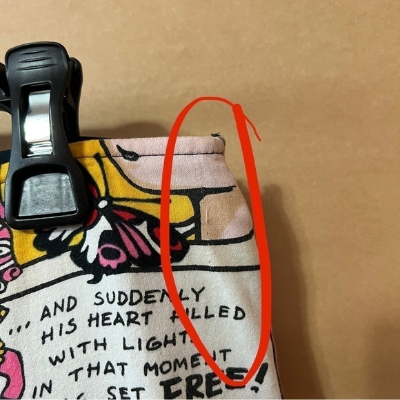 Moschino | Vintage 90s Comic Anime Manga Print Pants Trousers Size 8 - Picture 7 of 16